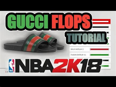 gucci flip flops nba 2k18|NBA 2k18 .